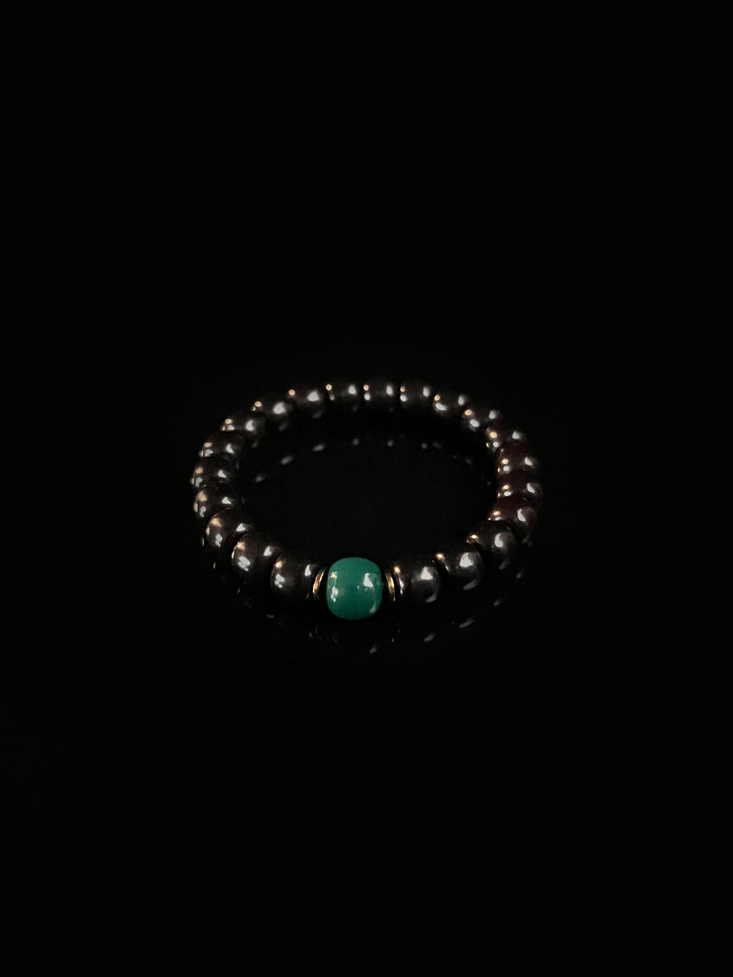 Black Coconut Shell Beads
