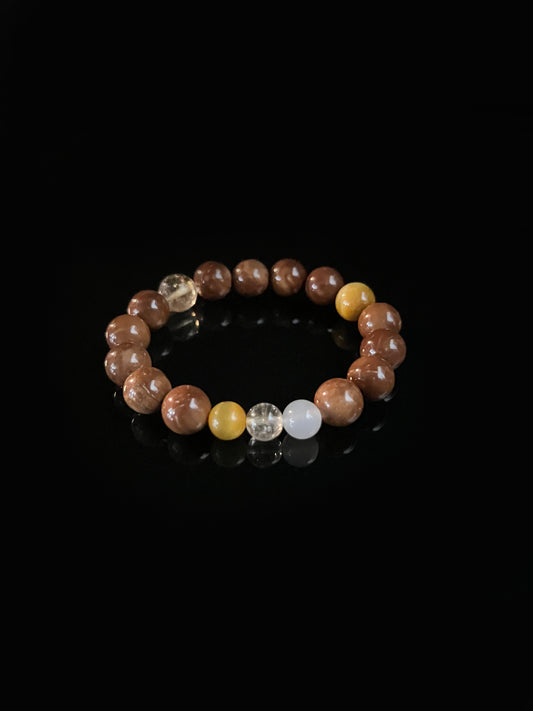Kuka and Crystal Bracelet